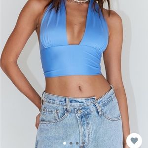 PRINCESS POLLY DISCO DREAMS TOP IN TAN